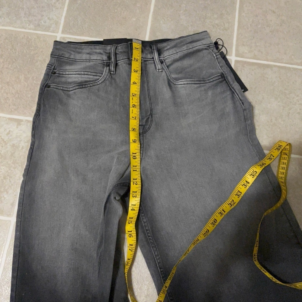 Reaction Kenneth Cole Ombre Black and Gray Wide Leg Jeans - Picture 6 of 6